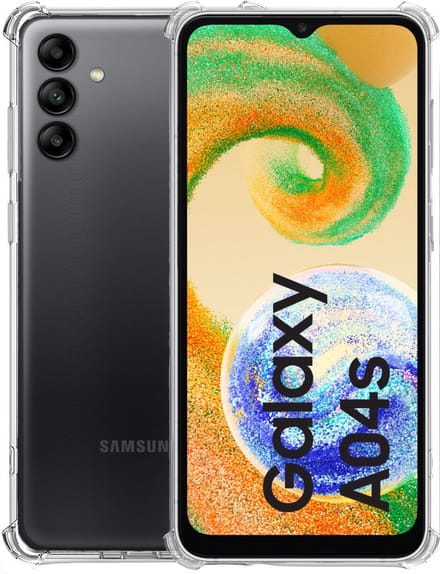 Geschikt voor Samsung A04s Hoesje – Shock Proof Case – Cover Transparant