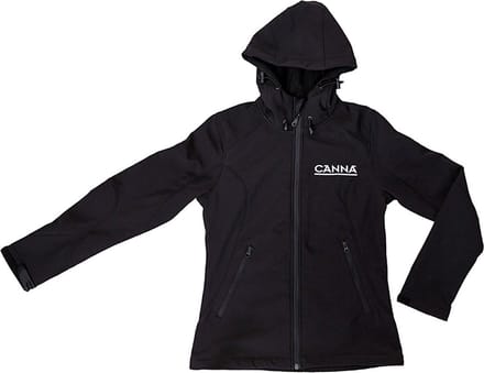 Softshell jas zwart met CANNA logo man M