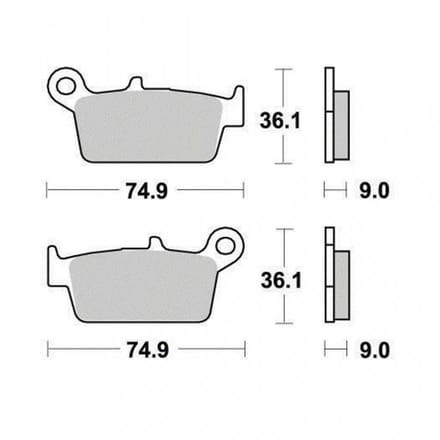 Plaquette de frein Vesrah pour Scooter Kymco 50 K12 Sport 1996 à 2000 AV Neuf