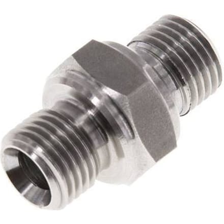 G 1/4'' RVS Borstnippel 400 Bar - Hydrauliek