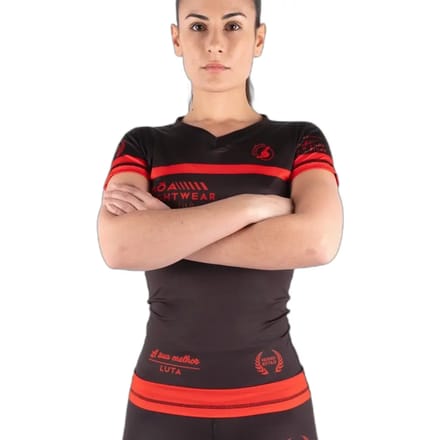 Dames-Rashguard Boa Fightwear Formula da Luta