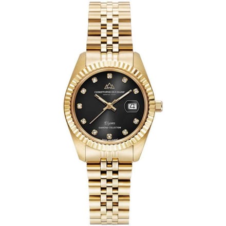 Christophe Duchamp Diamond Elysees CD7201-8 Dames Horloge 33mm 5ATM