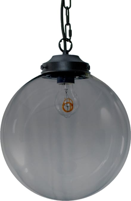 Metz Smoke Glazen Design Hanglamp - ⌀30x32cm - Zwart