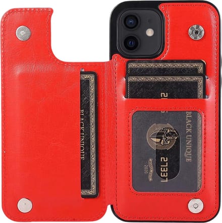 Hoesje geschikt voor iPhone 16 Plus - Backcover - Pasjeshouder - Portemonnee - Kunstleer - Rood