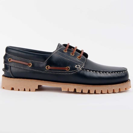 Náutico De Piel Para Hombre. Purapiel Pullnauc 103060 39 blauw