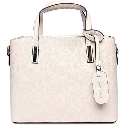 Anna Luchini Beige Rundleer Tas