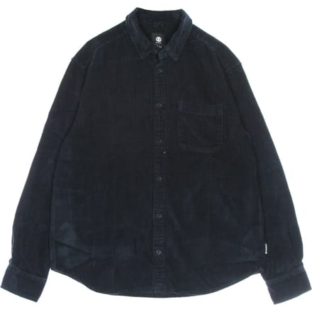 Stoer corduroy herenoverhemd met lange mouwen