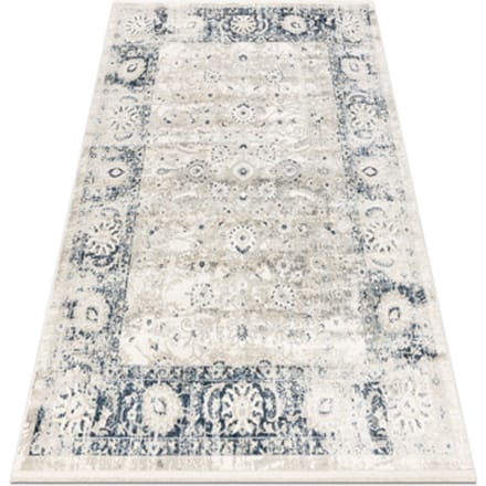 Kleden Rugsx DISTIN 0843A wit / marineblauw / blauw 80x150 cm