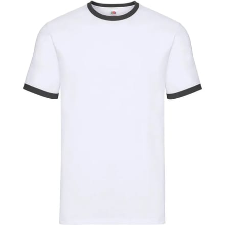T-shirt Fruit of the Loom Ringer