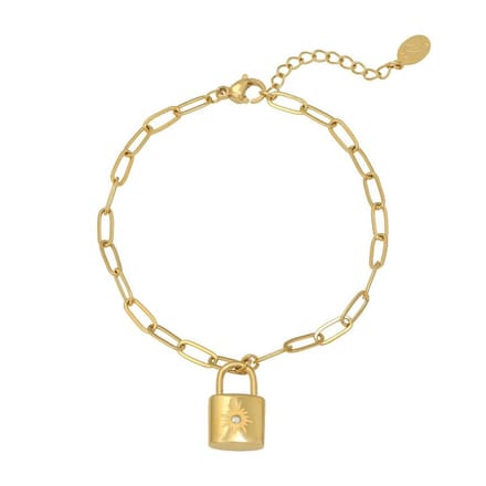 Armband Little Lock - Yehwang - Armband - One size - Goud