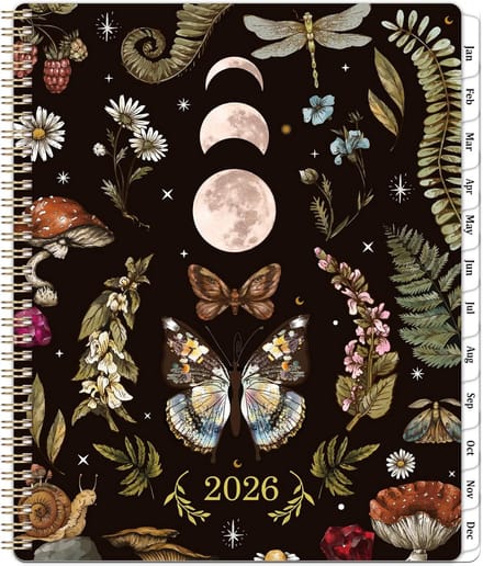 Wekelijkse en Maandelijkse Agenda 2026 - Groot Formaat Planner met Tabs en Binnenzak