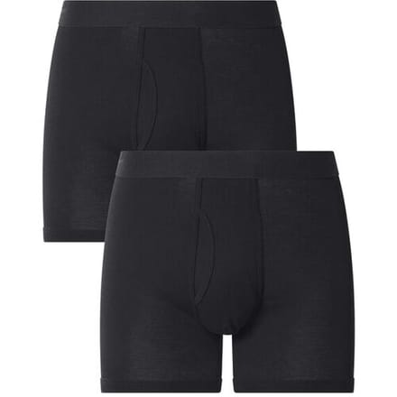 ESMARA MEN Set van 2 heren boxers (Zwart, M)