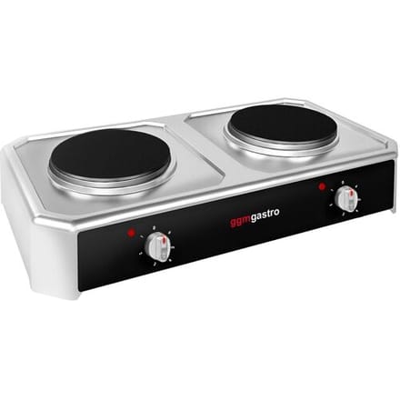 GGM Gastro Tisch Elektroherd - 4 kW - 2 Platten rund