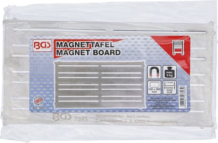 BGS Magneetbord staal extra vlak 300 x 150 mm