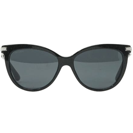 Jimmy Choo Axelle/G/S DXF zwarte zonnebril