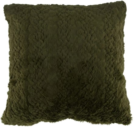 Groen kussen - Cushion honeycomb polyester 45x45x12cm