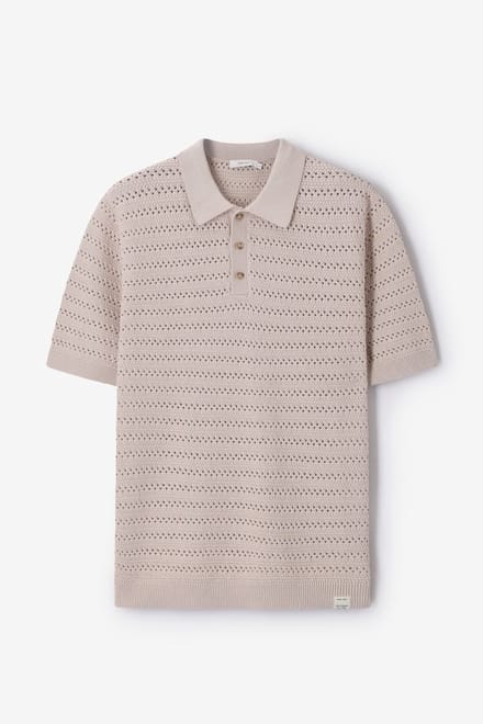 Sissy-Boy - Beige gebreide polo