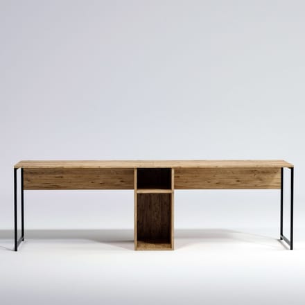 Ikili Bureau | 100% MELAMINE | Eiken - Emob - Bureau - Bruin - Melamine; Spaanplaat