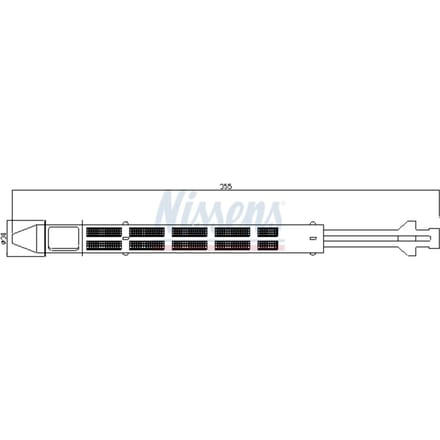Droger, airconditioningsysteem NISSENS 95468