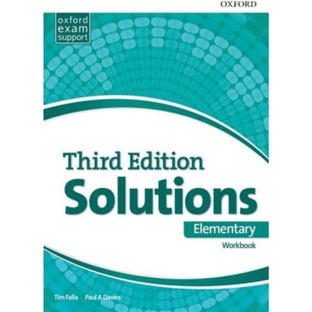 Solutions: Elementary: Workbook - Solutions - Editor
