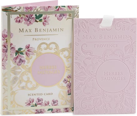 Max Benjamin - Provence Scented Card Herbes Sauvages
