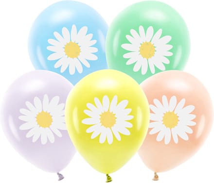PartyDeco - Eco ballonnen - Madelief (5 stuks)