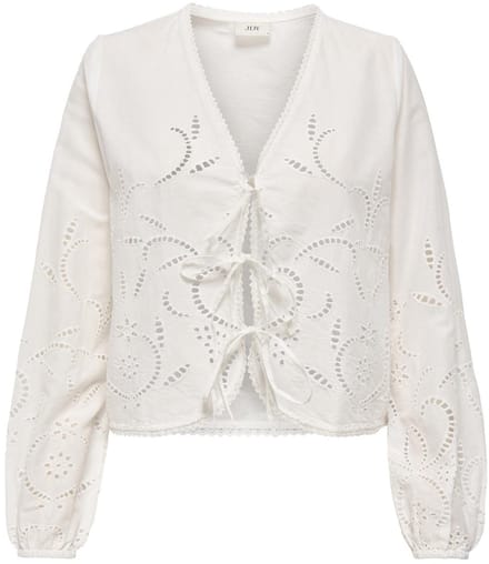 JDYEVELINE L/S ANGLAISE TOP WVN