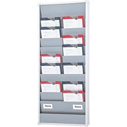 Werkorder planbord met 2 rijen en 10 sleuven (10550)