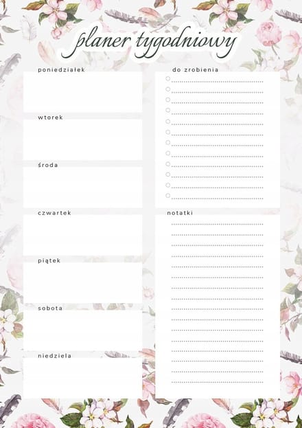Wallvy - Magneet Weekplanner - 40x56cm - Personaliseerbaar - Droog Uitwisbaar