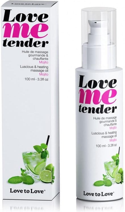 Love me Tender - Verwarmende Massageolie - Mojito