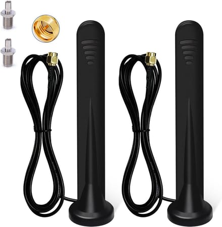 2 Stuks 5G & LTE Buitenantenne - 1.5 Meter Kabel