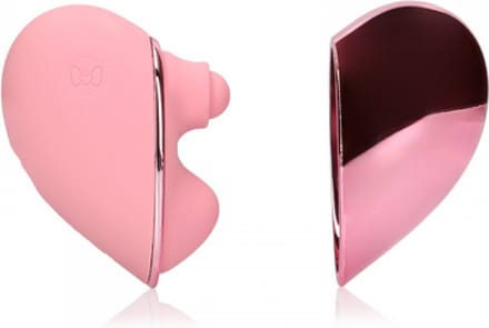 Lusty Toys ® Roze Silliconen Tikkende Hart Vibrator