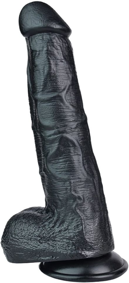 Kiotos Cox Mega Dildo Nr. 7 - 27 x 5.5 cm - Zwart