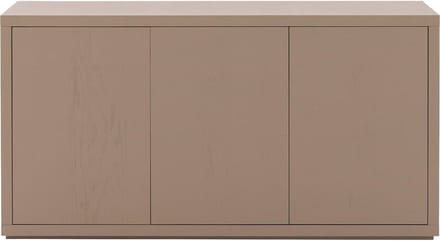 Goossens Dressoir Barcelona, 3 Deuren - Hout Grijs