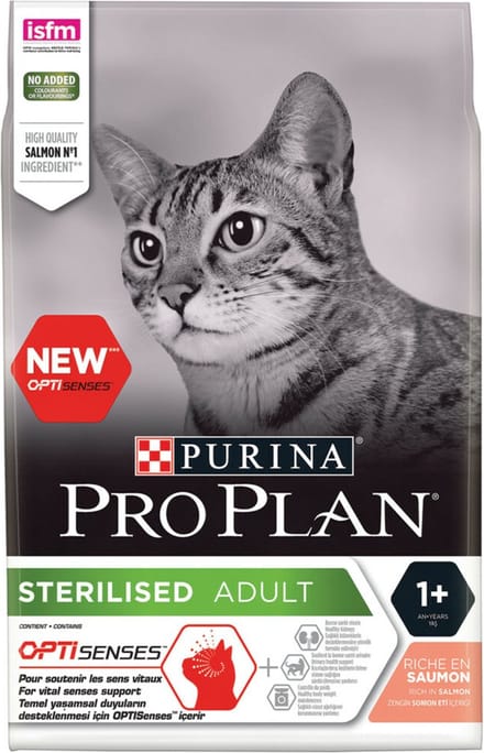 Pro Plan Cat Sterilised Sensitive Zalm - Kattenvoer - 4 x 3 kg