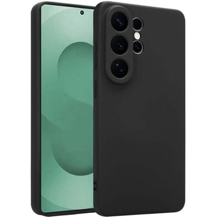 ShieldCase Siliconen Hoesje - Geschikt voor Samsung Galaxy S26 Ultra - Backcover - Zwart