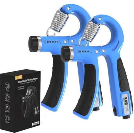 Set van 2 Verstelbare Handtrainers – Onderarmtrainers voor Gripkracht en Training, 5-60 kg