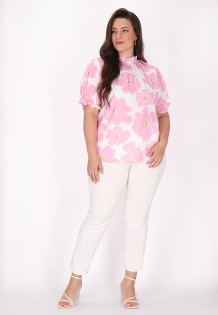 IZIA Grote maat blouse Dames paars