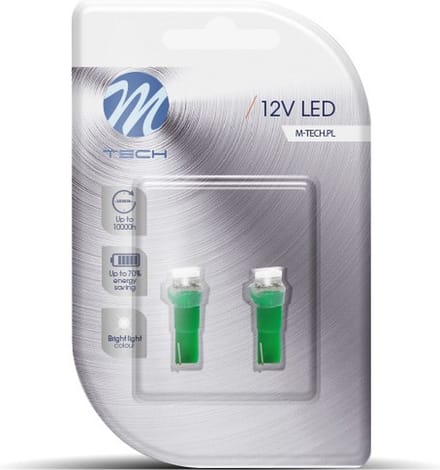 M-Tech LED - T5 12V - Groen - Set