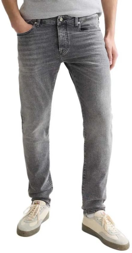 Scotch & Soda Ralston 183617 Regular Slim Fit Spijkerbroek Grijs 32 / 32 Man