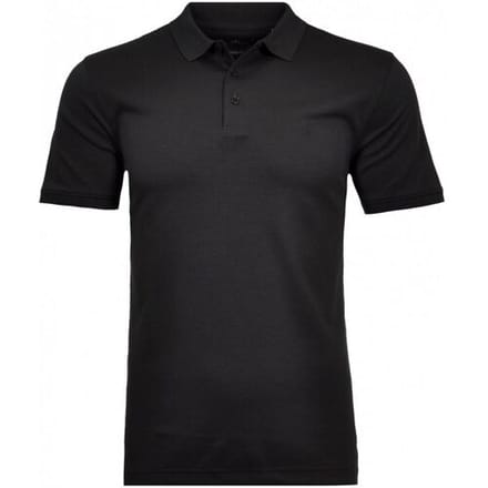 Ragman Uni Polo Light Cotton Mix Zwart / male