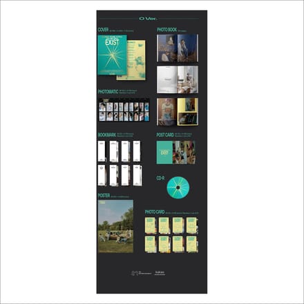 EXO - EXIST Fotoboek Ver. RANDOM_No poster blue