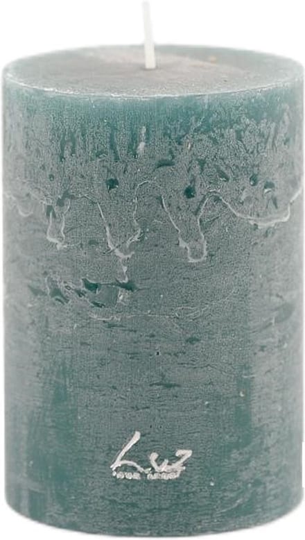 Rasteli Luz Your Senses Stomp Kaars Groen-Atlantic Deep D 7 cm H 10 cm Voordeelaanbod Per 2 Stuks