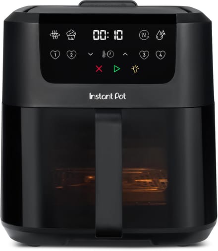 Instant Pot Vortex Plus 5L Airfryer – 4-in-1 – ClearCook Kijkvenster – OdourErase Geurfilter – EvenCrisp – Vaatwasserbestendig