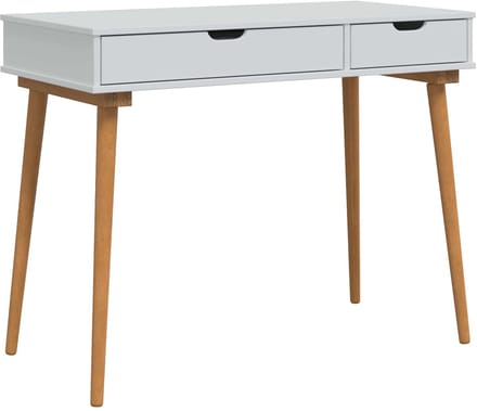 vidaXL - Kaptafel - FAUSKE - Wit - 100 - x - 50 - x - 78 - cm