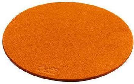 Daff Onderzetter - Vilt - Rond - 20 cm - Tangerine - Oranje
