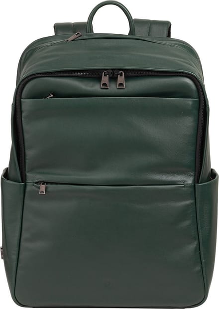 DuDu Sydney Dagrugzak Leer 42 cm Laptop compartiment - 39cm (15,4 duim) - mangrove