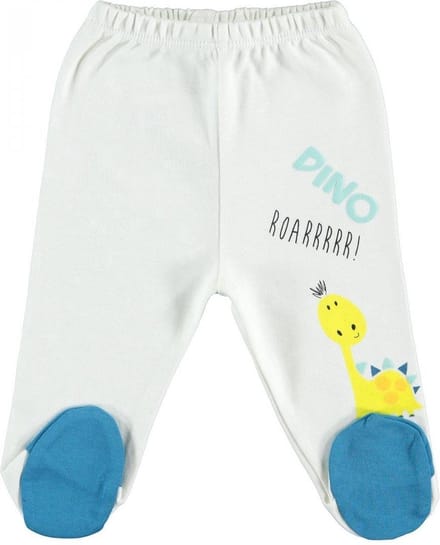 Baby broek jongens - Dino - Broek met voetjes