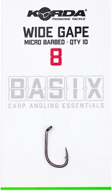 Korda Basix Wide Gape Micro Barbed #8