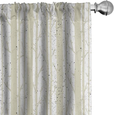 ABAKUHAUS Wald Voorhangen – 2x75x225 cm – microvezel – halfdonkerend